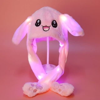 หมวกตุ๊กดึก กระดิกหูได้ บีบแล้วหูกระดิกได้มีไฟ นารัก