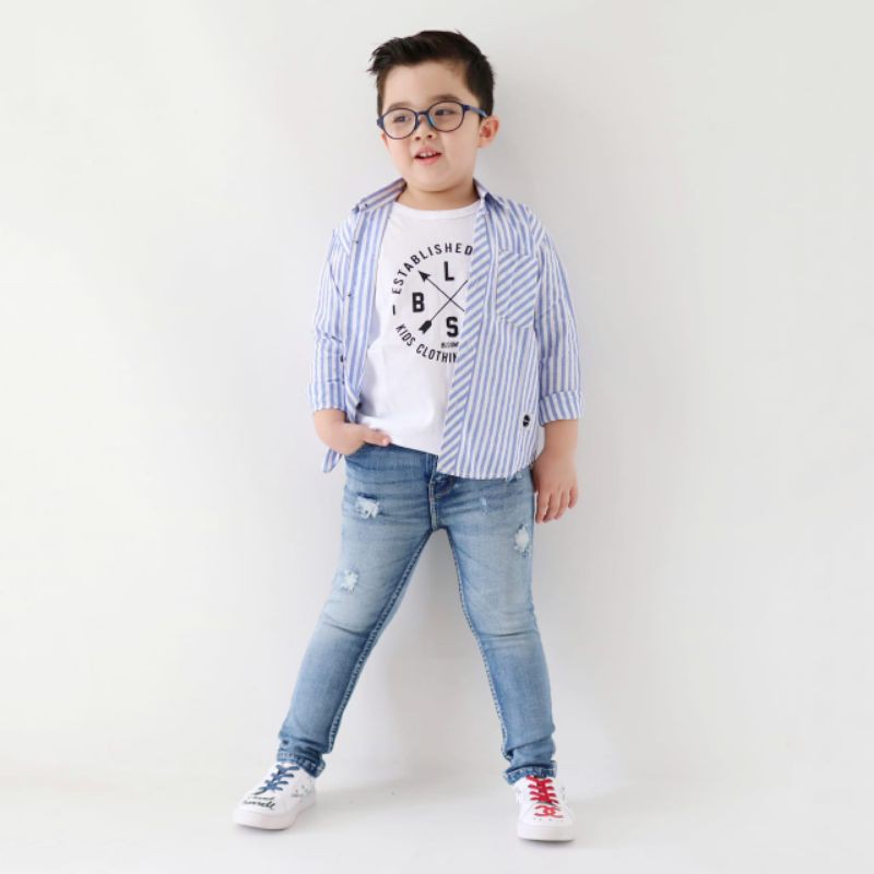 เสื้อเชิ้ตลาย Nathan