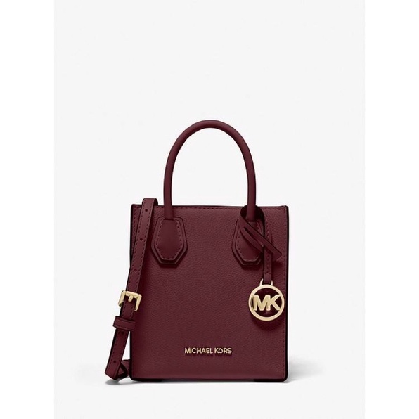 Michael Kors Mercer Extra Small Pebbled Leather Crossbody Bag