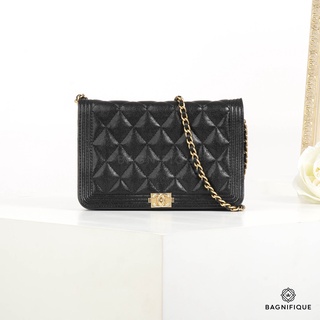 CHANEL WOC BOY MODEL BLACK GHW