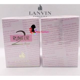 Lanvin Rumeur 2 Rose Eau De Parfum 100 ml. ( กล่องซีล )