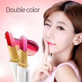 ลิปสติกสองโทนสี NOVO Double Color Lipstick ลิปสติกราคาถูก