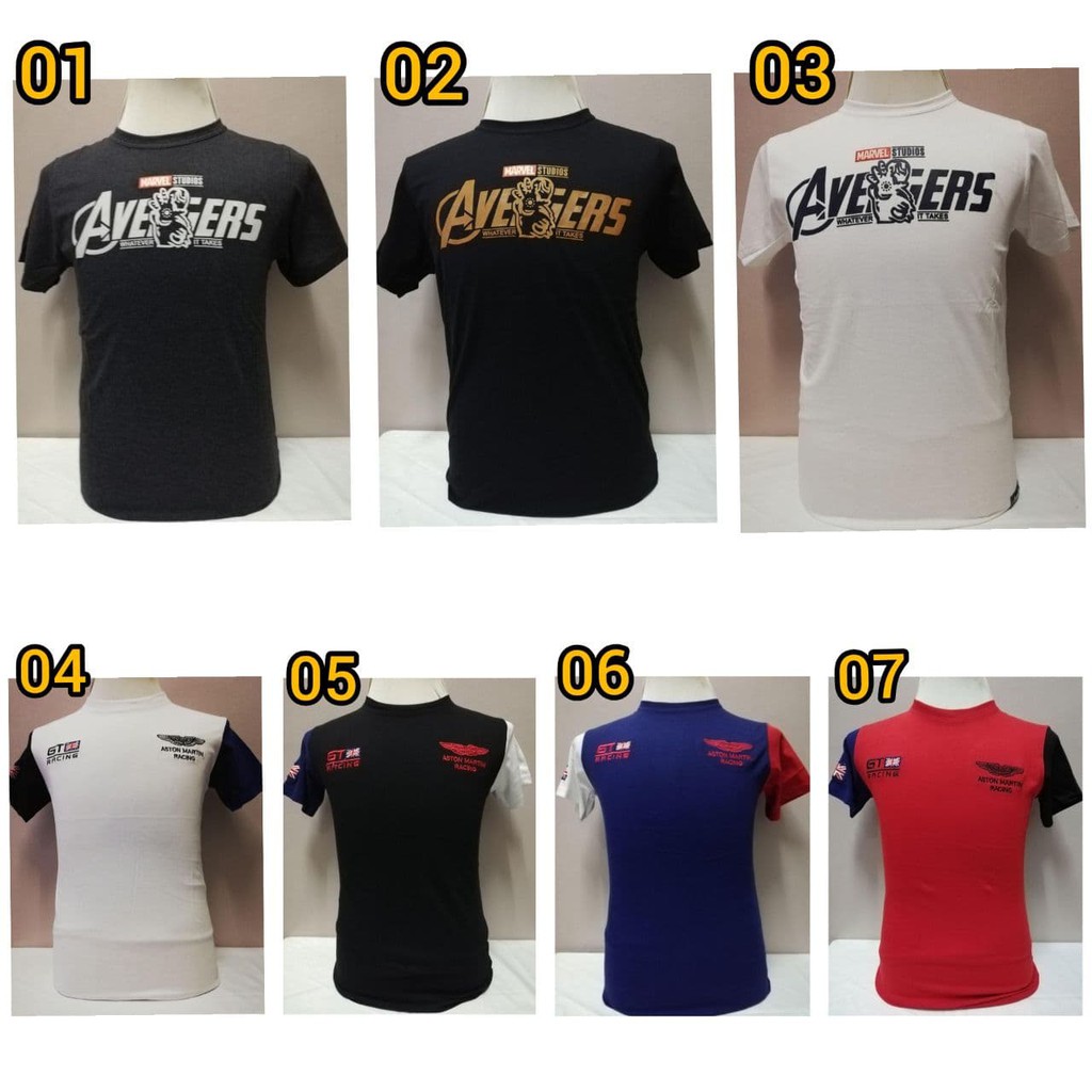 ออกแบบเสื้อยืด AVENGERS และ POLO