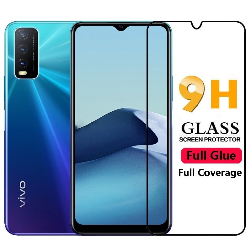 3D 9H- FULL GLUE GLASS การป้องกันที่สมบูรณ์แบบสําหรับ Vivo Y17/Y11/Y12/Y15