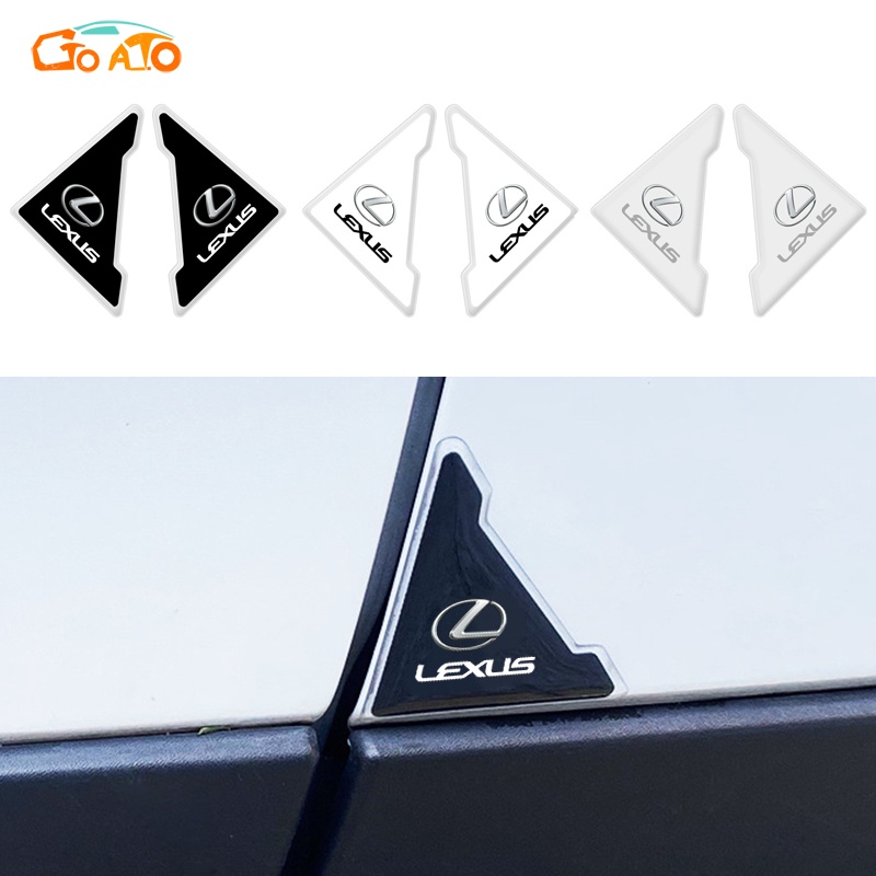 GTIOATO 2 ชิ้น กันรอยประตูรถยนต์ สำหรับ Lexus