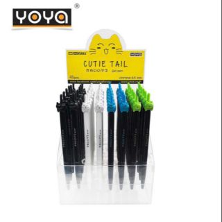 YOYA ปากกาเจล หมึกน้ำเงิน รุ่น DS-04G กล่องคละลาย 48ด้าม (สินค้าพร้อมส่ง)