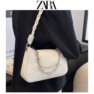 Zara กระเป๋าถือ กระเป๋าสะพายไหล่ ทรงเมสเซนเจอร์ ระดับไฮเอนด์ แฟชั่นฤดูร้อน สําหรับสตรี 2022