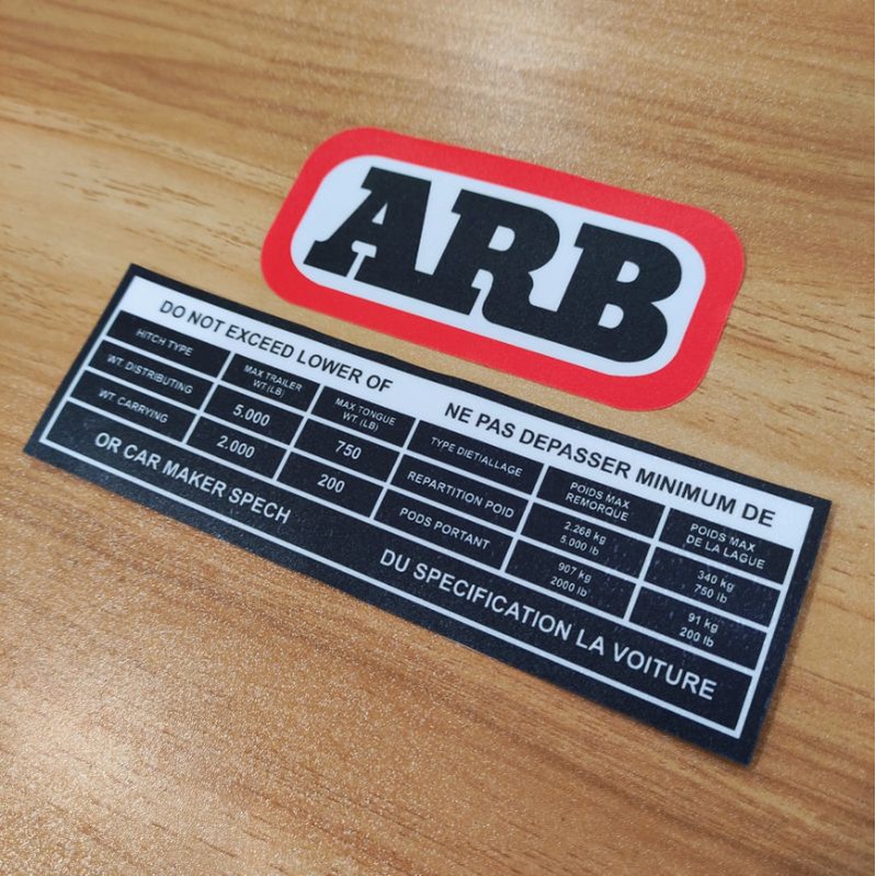 สติ๊กเกอร์ arb arb สติ๊กเกอร์ arb ชุดสติ๊กเกอร์เคลือบพิมพ์ลาย anhang