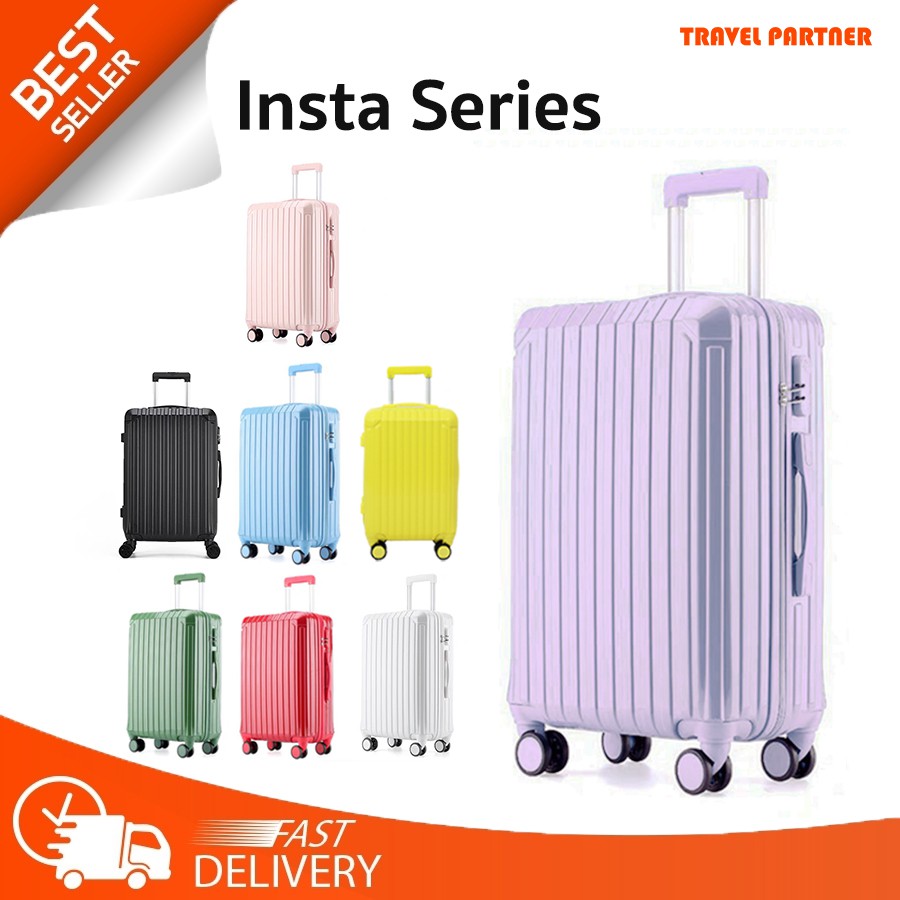 ใหม่ล่าสุด กระเป๋าเดินทางเฟรมซิป กระเป๋าเดินทางล้อลาก Insta Series ขนาด 20 นิ้ว และ 24 นิ้ว รับประกั