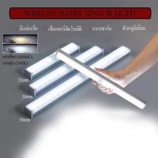 ไฟเซ็นเซอร์ หลอดไฟตรวจจับการเคลื่อนไหว มีแม่เหล็ก ไฟกลางคืน ไฟเซ็นเซอร์ LEDหลอดไฟไร้สาย ไฟข้างเตียง แบบชาร์จ ติดตั้งง่าย