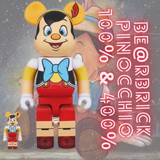 ♦️พร้อมส่ง♦️ BE@RBRICK PINOCCHIO 100％ &amp; 400％