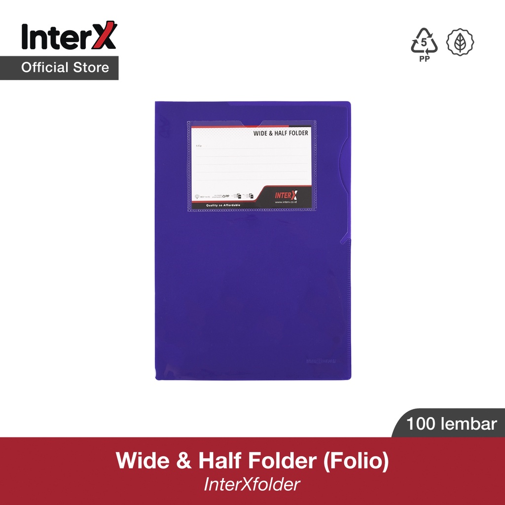 InterX Folder Wide & Half Folder Fc Opaq Document Archive Folder
