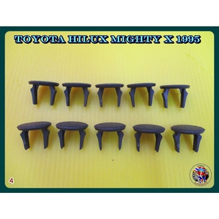 ฝาปิดท้าวแขน (4) - Toyota Hilux Mighty X 1995 Armrest Clip Set 10Pcs. Black