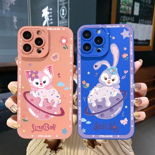 เคสโทรศัพท์มือถือ ขอบสี่เหลี่ยม ลาย Stellalou Linabell สําหรับ Xiaomi Redmi Note 11 Pro 5G 11S 10 Pro 4G 10S Redmi 10C 9C A2 A1