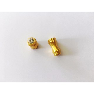 Fouriers Lightweight Alloy valve cap/With a diamond