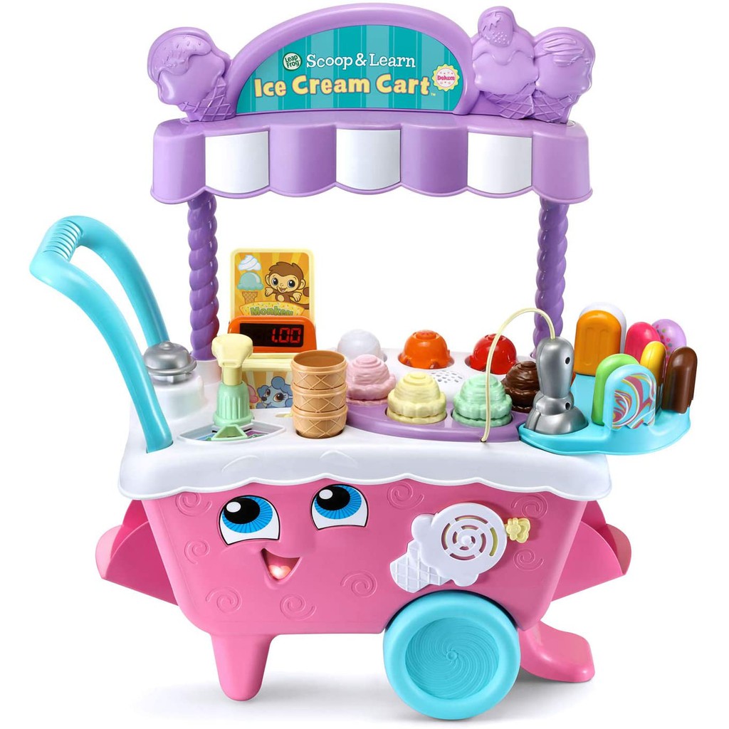 รถขายไอศครีมเด็ก รุ่นใหม่ LeapFrog Scoop and Learn Ice Cream Cart สื่อการสอนเด็กแนวของเล่น จากแบรนด์ดัง นำเข้า USA ราคา ถูกที่สุด ดีลบีเคเค แกลเลอรีภาพที่ 3