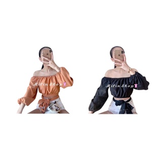 โปรโมชั่น : เสื้อเชิ้ตผูกโบว์หน้า เสื้อครอปผูกเอวผ้าไหมอิตาลี่ ใส่สบายๆไม่บาง แมชง่ายใส่ได้ตลอด