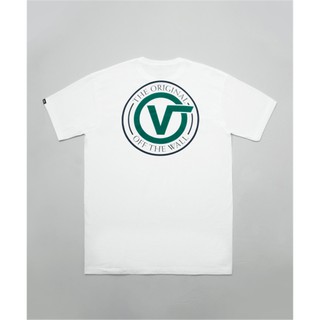 Vans เสื้อเชิ้ตแขนสั้นลําลอง ผ้าฝ้าย ทรงหลวม สีขาว สําหรับผู้ชาย และผู้หญิง Vn0A3Vzswht