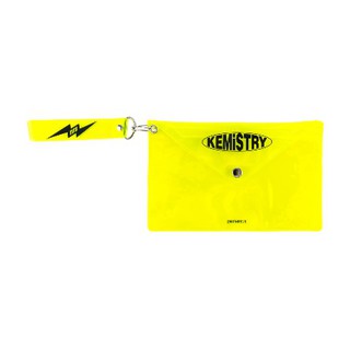 【iKON แท้จริง】 Ikon Kemistry PVC NEON POUCH กระเป๋าพีวีซีนีออน