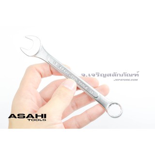 ประแจแหวนข้างปากตาย ASAHI เบอร์ 13 14 15 16 17 18 19 (แพ็คละ 1 ตัว) คุณภาพอย่างดีญี่ปุ่นแท้ ประแจปากตายข้างแหวน