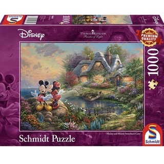 พร้อมส่ง-จิ๊กซอว์ Mickey Disney ✨Thomas kinkade แบรนด์ Schmidt jigsaw puzzle 1000 ชิ้น