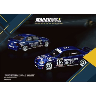 INNO64 MODEL TOYOTA ALTEZZA RS200 NO.12 MACAU GUIA RACE 2001-M.KINOSHITA