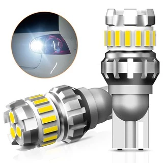 AUXITO 2PC W16W T15 ไฟสํารอง Canbus แบบเปลี่ยนสํารองเปลี่ยนสําหรับ 906 921 912 4014SMD