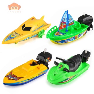 Taylor Speed Boat เรือไขลานลอยน้ํา ของเล่นสําหรับเด็ก สุ่มสี