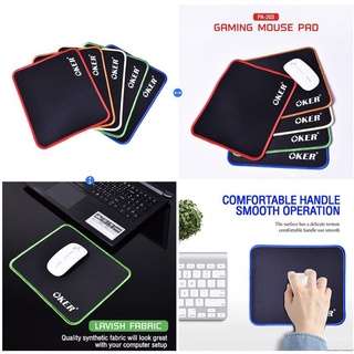 🚀ส่งเร็ว🚀OKer Mouse Pad แผ่นรองเม้าส์ PA-203 วัสดุอย่างดีทน