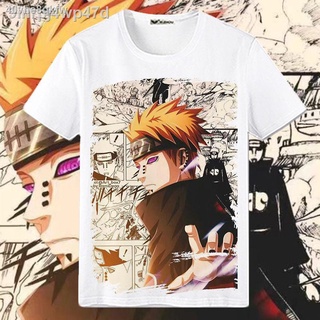 เสื้อยืดผ้าฝ้ายพิมพ์ลายเตรียมจัดส่งஐ℗㍿เสื้อผ้าราคาถูกAnime T-shirt❈เสื้อยืดนารูโตะ Payne Naruto Uchiha Madara Ske Itachi