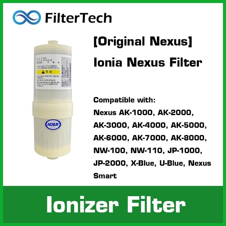 Filtertech - ตลับหมึกเปลี่ยนไส้กรอง Ionia Nexus Water Ionizer - Nexus AK-1000, AK-2000, AK-3000, AK-