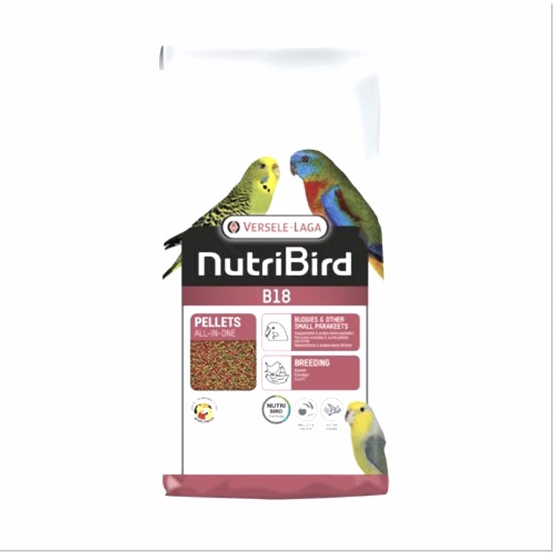 NutriBird  B18  แบ่งขาย 1 กิโล อาหารสำเร็จรูปอัดเม็ด  ใช้ช่วงนกเข้าคู่ นกผลัดขน หรือช่วงฟื้นจากป่วย 