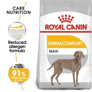 Royal Canin Maxi Dermacomfort รอยัลคานิน อาหารสุนัขโต พันธุ์ใหญ่ ผิวแพ้ง่าย บำรุงผิวหนัง ลดคัน ขนาด 12 กิโล