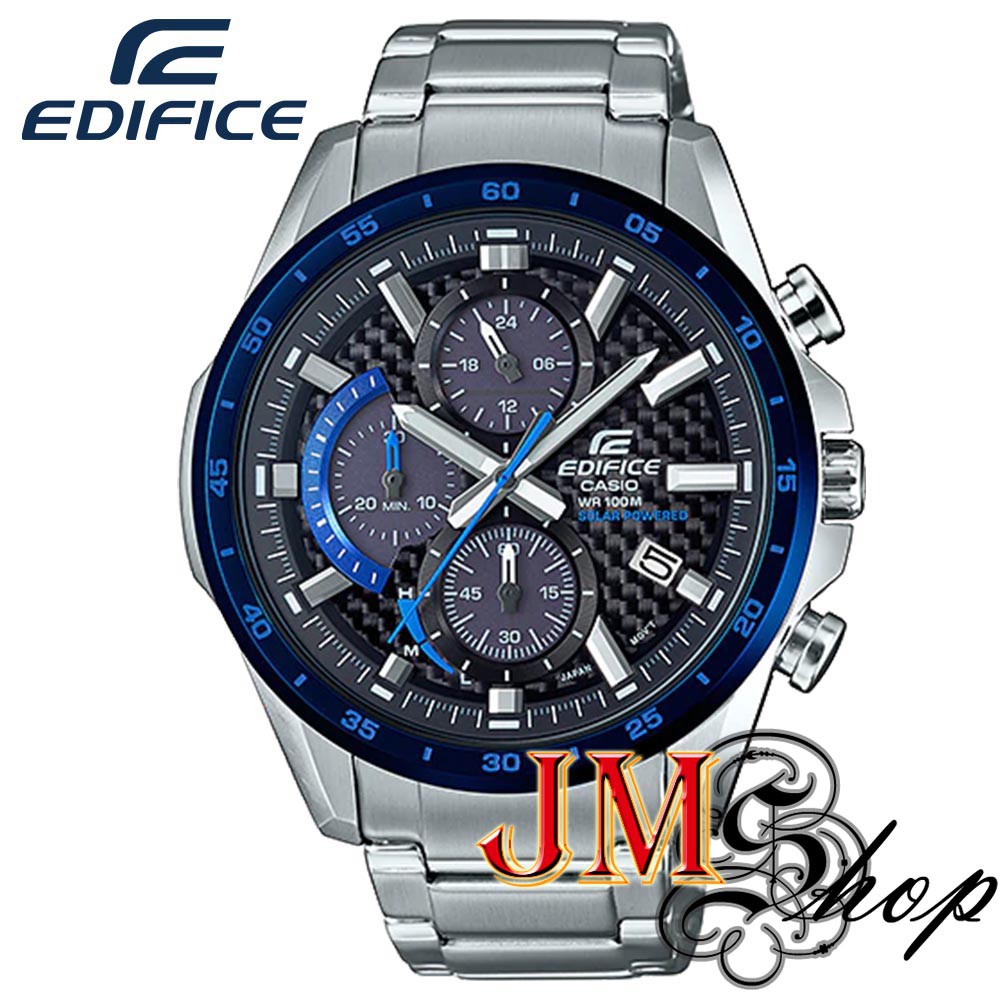 Casio Edifice นาฬิกาข้อมือผู้ชาย สายสแตนเลส รุ่น EQS-900DB-2AVUDF (Blue)