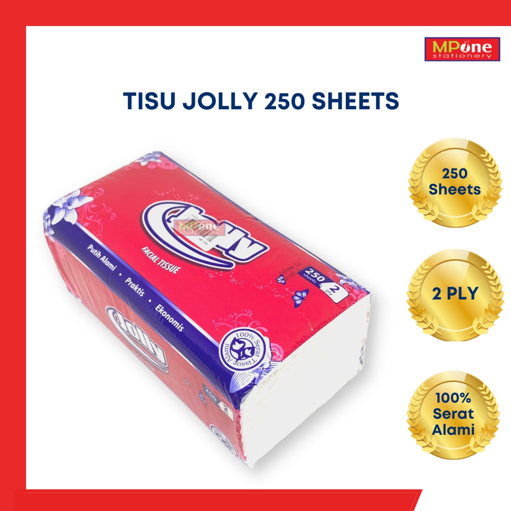 ทิชชู่ Jolly 250 แผ่น / ทิชชู่ Jolly / ทิชชู่ Jolly 2 PLY