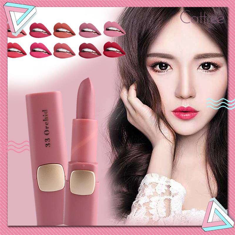 Lip Gloss Matte Lipstick Lipstick Charming Hydrating 18 Color Miss Rose ...