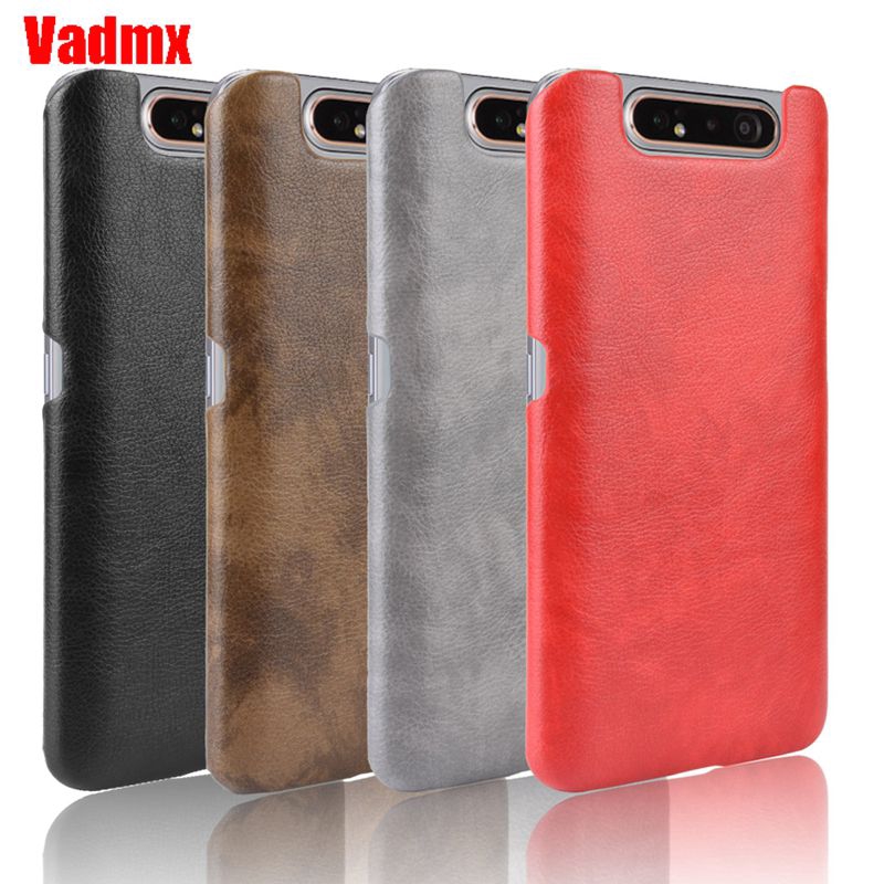 เคสเคสสำหรับ Samsung Galaxy A80 เคสเคสหนังแบบแข็ง