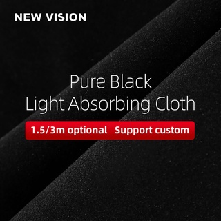 ผ้าพื้นหลัง ขนาดเล็ก ดูดซับแสง สีดําบริสุทธิ์ ไม่สะท้อนแสง ส…