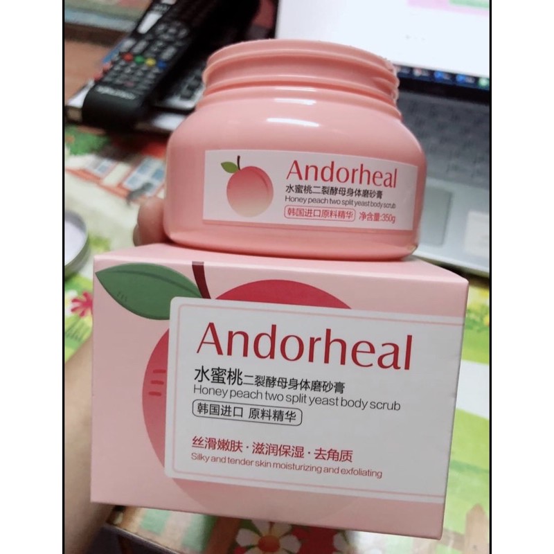 🍑 สคับพีช ANDORHEAL 350g.