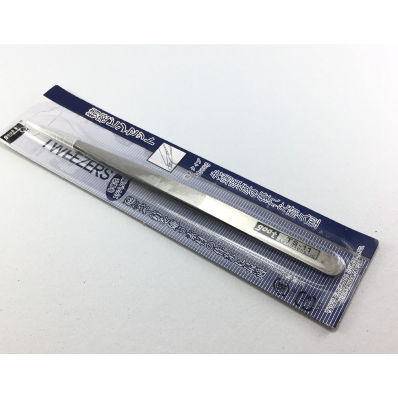 แหนบปากแหลม คีมหนีบชิ้นงาน Tweezer TS-11 ESD