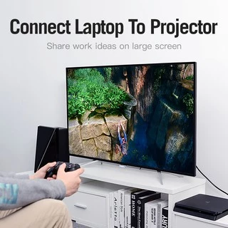 Vention สาย HDMI to HDMI 2.0 3D 4k Splitter สําหรับโปรเจคเตอร์ PS4 Xbox 360 PS3 PS4