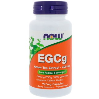 พร้อมส่ง!!! Now Foods, EGCg, Green Tea Extract, 400 mg, 90 Veg Capsules