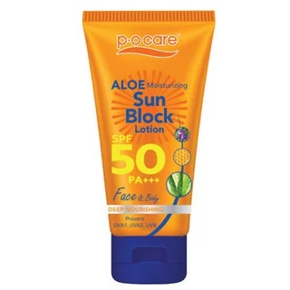 (1แถม1) ครีมกันแดด P.O.Care-Aloe Sun Lotion SPF50 พี โอ แคร์ 45ml