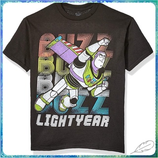 สินค้าเฉพาะจุด ดิสนีย์ร์ตูนพิมพ์ฤดูร้อน ย์เสื้อยืด Toy Story Kids 4 Buzz Lightyear Short Sleeve T-Shirt-Disney T-Shirt