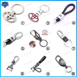 【Keychain SET】Creative Alloy Meta keychain with logo for Toyota