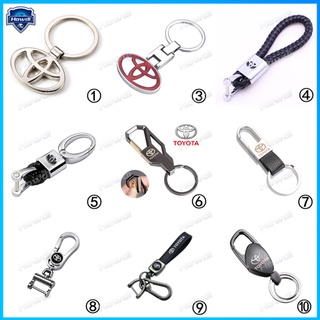 【Keychain SET】Creative Alloy Meta keychain with logo for Toyota