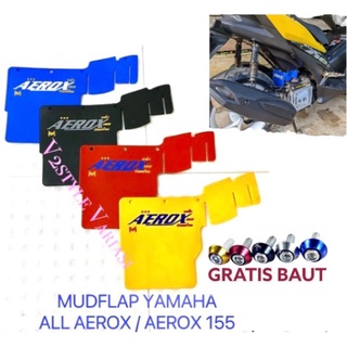 ใหม่ บังโคลนยาง ป้องกันเครื่องยนต์ 155 องศา สําหรับ Yamaha All Aerox Aerox Aerox สีฟ้า แดง ดํา เหลือง