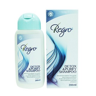 Regro DETOX &amp; PURIFYING Shampoo 200 ml แชมพู ดีท็อกซ์ เส้นผม