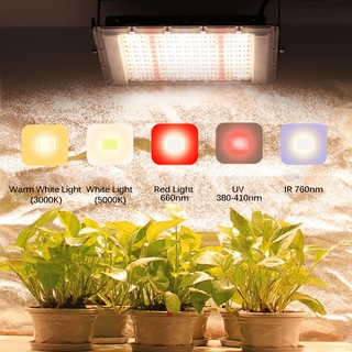 Full Spectrum LED Grow Light 600W ไฟปลูกต้นไม้ 220V สายไฟ 1.5m