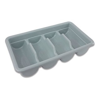 ถาดเก็บช้อนส้อมJ&amp;G 4 ช่อง Compartment Cutlery Box Gray รุ่น RS3-4CCB-G